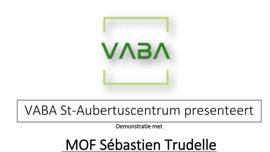 Démonstration avec le MOF Sébastien Trudelle