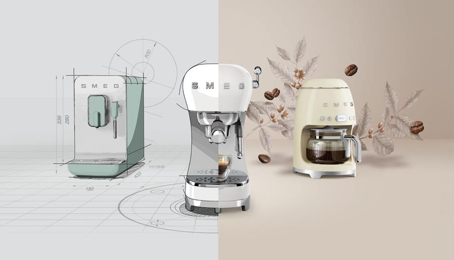 Découvrez les machines à café SMEG en ligne