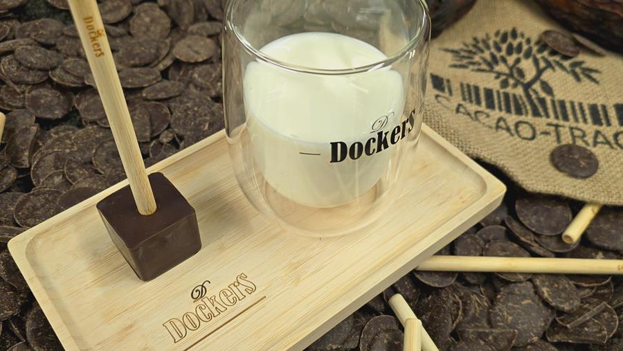 Dockers chocolade lanceert Hot Chocolate Straw