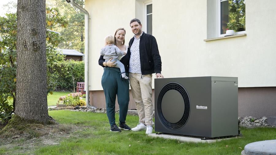 Un chauffage durable avec la dernière pompe à chaleur Buderus
