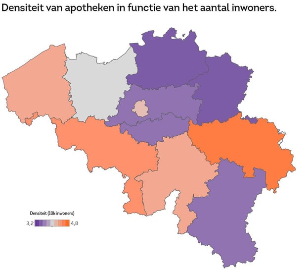 België telt steeds minder apotheken 