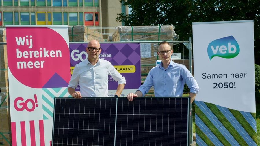 GO ! et VEB équipent plus de 500 écoles de panneaux solaires