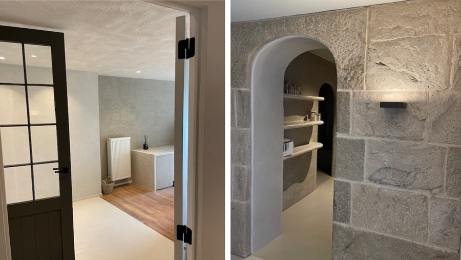 Des matériaux écologiques dans un showroom au look moderne