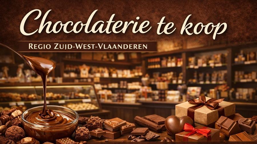 TE KOOP: chocolaterie in regio Zuid-West-Vlaanderen