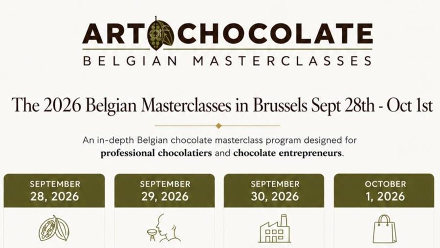 Belgische chocoladekennis gebundeld in vierdaagse masterclass